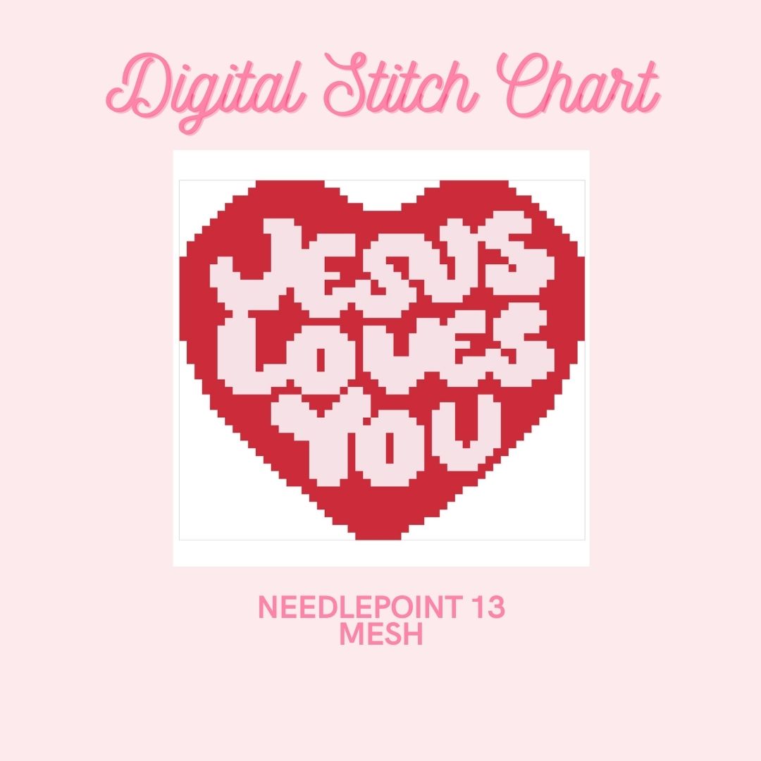 Jesus Loves You DIGITAL PATTERN