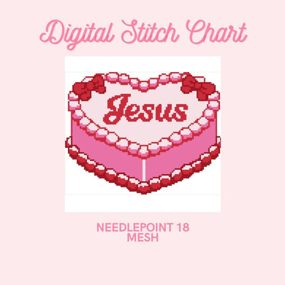 Jesus Cake DIGITAL PATTERN