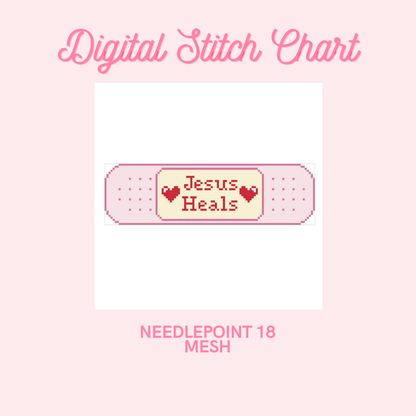 Jesus Heals DIGITAL PATTERN